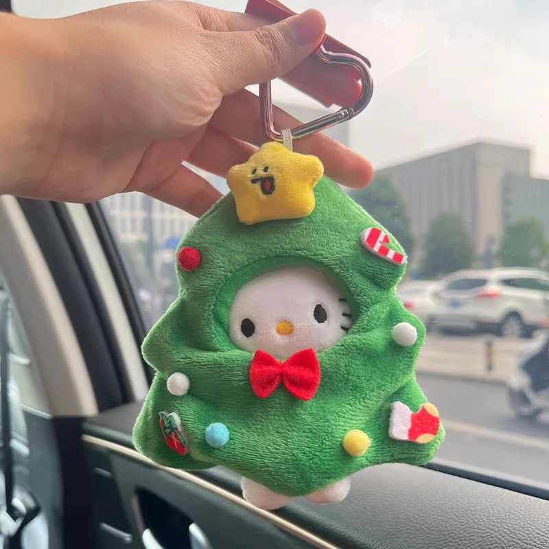 10cm Hello Kitty Plush Keychain Christmas Tree Shaped Cartoon Stuffed Doll Backpack Hanging Chain Detachable Keychain Fans Gift
10cm Hello Kitty Plush Keychain Christmas Tree Shaped Cartoon Stuffed Doll Backpack Hanging Chain Detachable Keychain Fans Gift