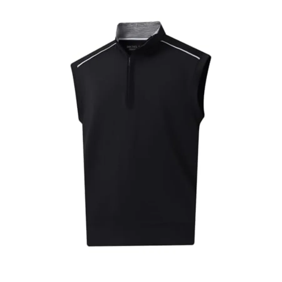 Rouen Mens Vests Outerwear Lightweight Moisture Wicking Midlayer Sleeveless Sports Golf Quarter Zip Pullover Mens Vest
Rouen Mens Vests Outerwear Lightweight Moisture Wicking Midlayer Sleeveless Sports Golf Quarter Zip Pullover Mens Vest