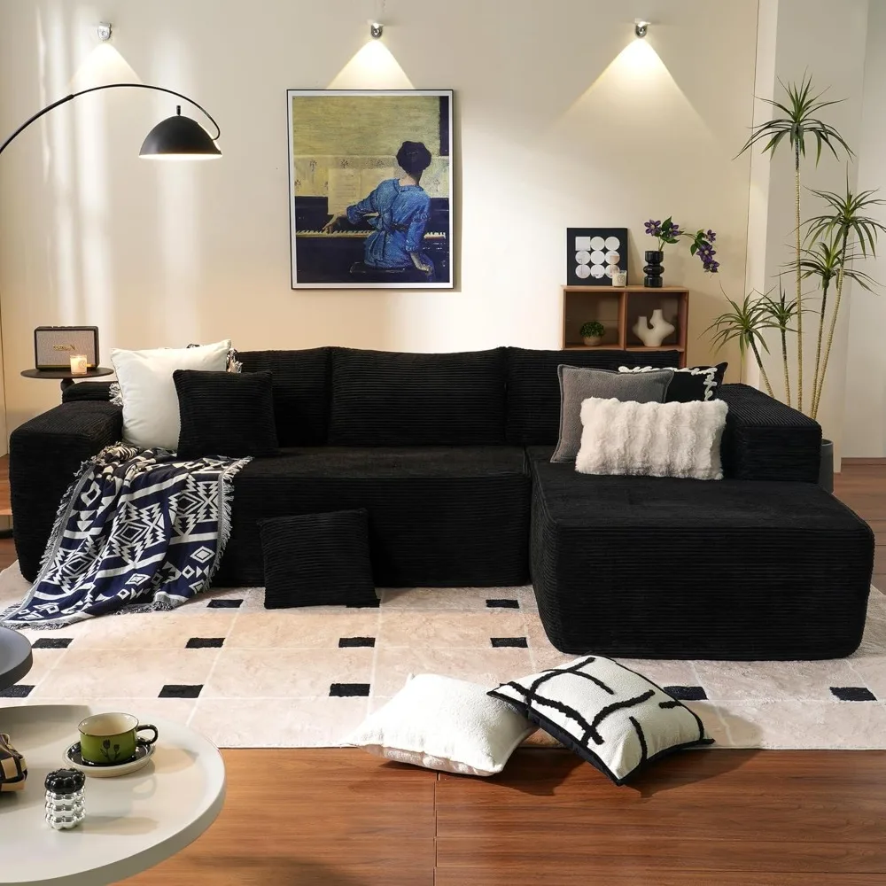 104" Cloud Sectional Couch with L-Shape Chaise,Modern Modular Sofa with Deep Seat, Upholstered Couches for Living Room Bedroom,
104" Cloud Sectional Couch with L-Shape Chaise,Modern Modular Sofa with Deep Seat, Upholstered Couches for Living Room Bedroom,