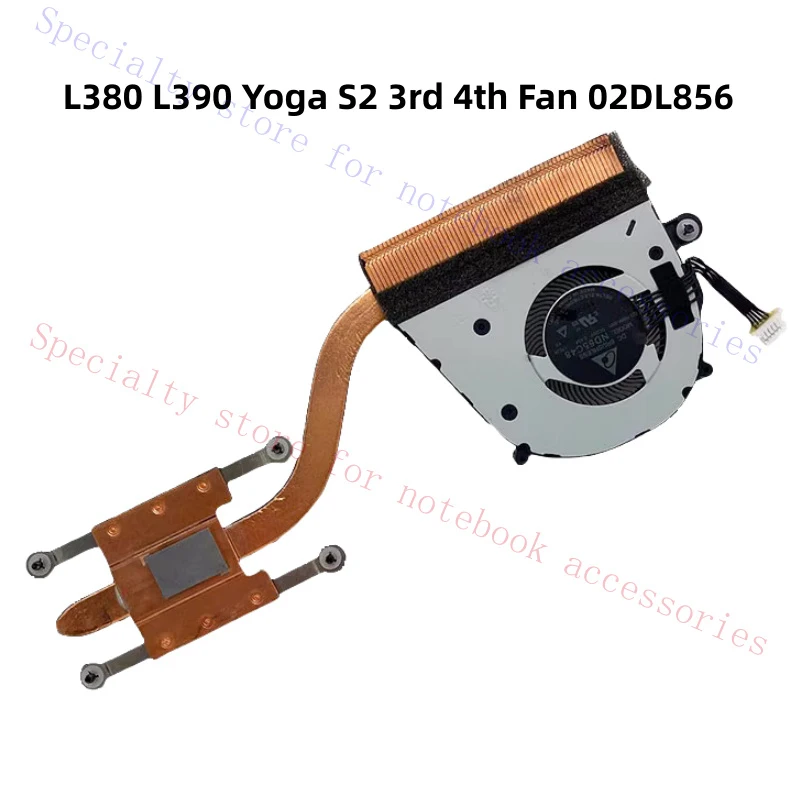 A+ Thinkpad for Lenovo L380 L390 Yoga S2 4th Heatsink CPU Cooler Cooling Fan 02DL856
A+ Thinkpad for Lenovo L380 L390 Yoga S2 4th Heatsink CPU Cooler Cooling Fan 02DL856