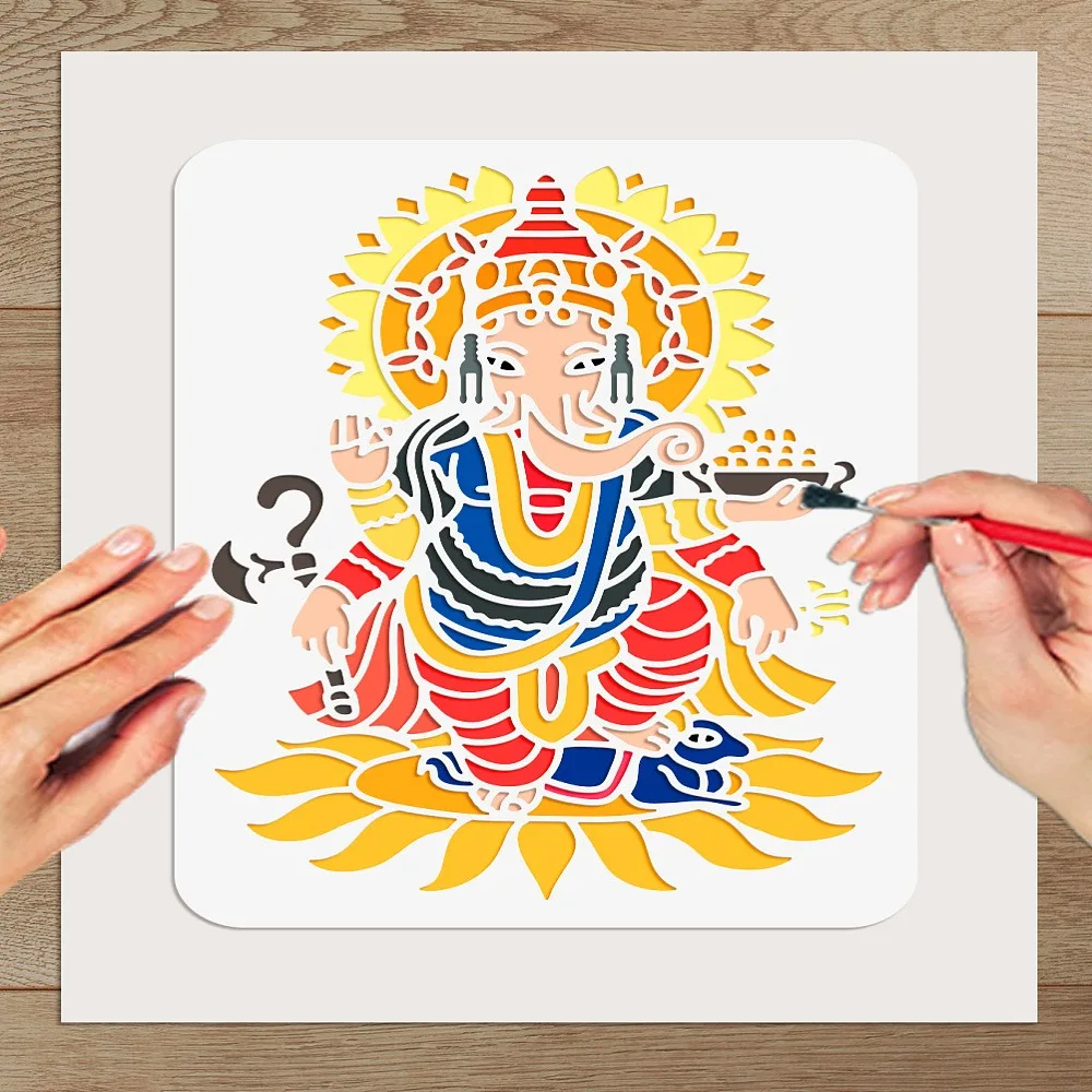 PET Hollow Out Drawing Painting Stencils for DIY Scrapbook Photo Album Ganesha 297x210mm
PET Hollow Out Drawing Painting Stencils for DIY Scrapbook Photo Album Ganesha 297x210mm
