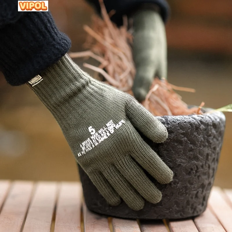 1 Pair Winter Knitted Warm Gloves For Men And Women Outdoor Cycling Non-slip Touch Screen Gloves, Anti-pilling Fabric
1 Pair Winter Knitted Warm Gloves For Men And Women Outdoor Cycling Non-slip Touch Screen Gloves, Anti-pilling Fabric