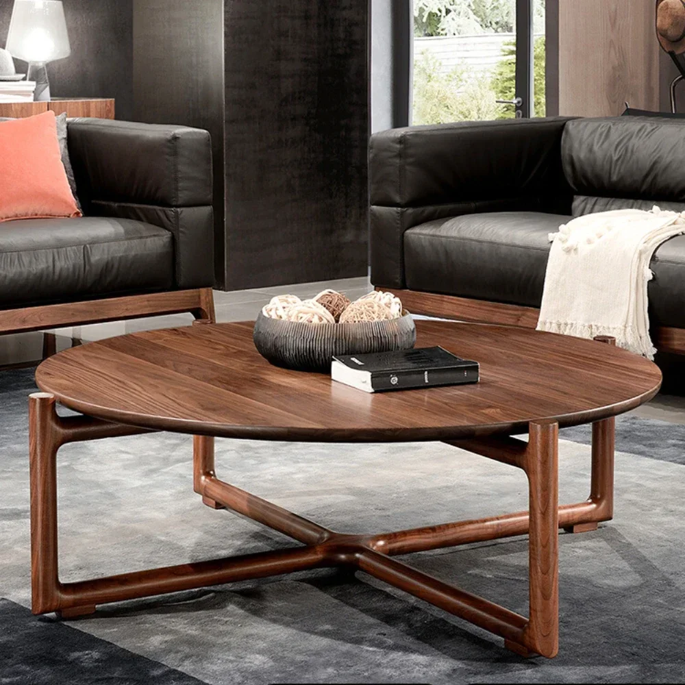 Minimalist Coffee Table round Nordic Solid Wood Living Room Large round Table Household Log Low Table
Minimalist Coffee Table round Nordic Solid Wood Living Room Large round Table Household Log Low Table