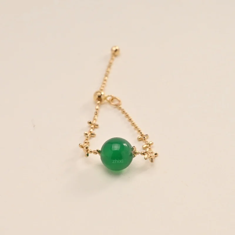 Fine Jewelry 18K yellow Gold Ring au750 natural agate red green round Original Design fashion wedding party gift for women J1002
Fine Jewelry 18K yellow Gold Ring au750 natural agate red green round Original Design fashion wedding party gift for women J1002