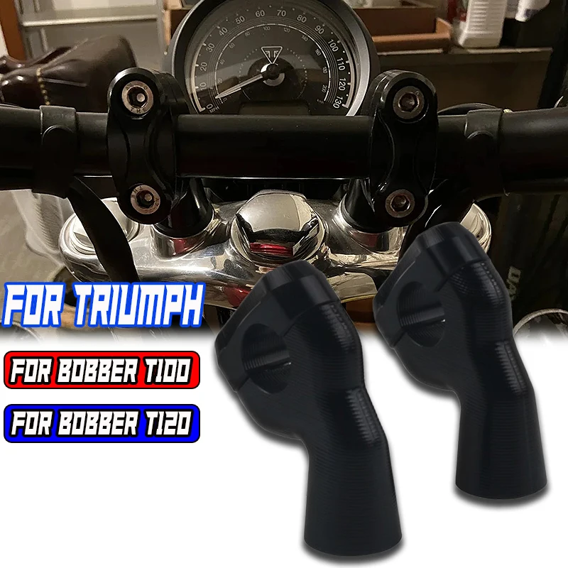 New Motorcycle Handlebar Riser Clamp Spacer Handlebar Lift for Triumph Bonneville T100 T120 Bobber Black 2016-2019 2017 2018
New Motorcycle Handlebar Riser Clamp Spacer Handlebar Lift for Triumph Bonneville T100 T120 Bobber Black 2016-2019 2017 2018
