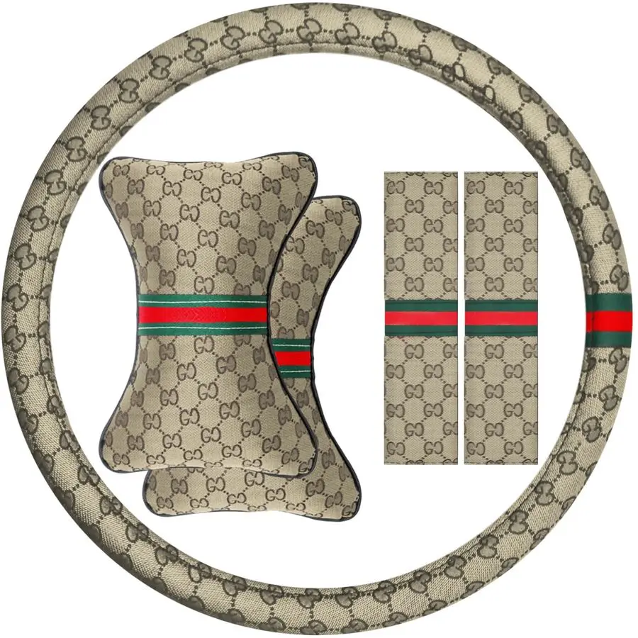 Чехол на руль с 2 подушками для подголовников и 2 накладками на ремни безопасности, универсальный, подходит для рулей 14-215 дюймов, бежевый.
Чехол на руль с 2 подушками для подголовников и 2 накладками на ремни безопасности, универсальный, подходит для рулей 14-215 дюймов, бежевый.
