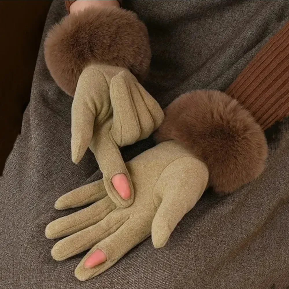 New Thick Plush Sleeves Suede Gloves Short Soft and Warm Solid Color Gloves Autumn and Winter Outdoor Cycling Windproof 장갑
New Thick Plush Sleeves Suede Gloves Short Soft and Warm Solid Color Gloves Autumn and Winter Outdoor Cycling Windproof 장갑