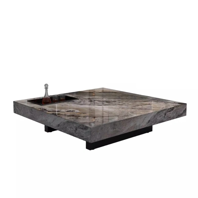 Italian minimalist rock slab coffee table light luxury modern living room home size apartment high sense simple marble square
Italian minimalist rock slab coffee table light luxury modern living room home size apartment high sense simple marble square