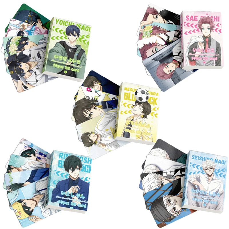 50 шт./компл. аниме BLUE LOCK LOMO Card Itoshi Sae Itoshi Rin Nagi Seishiro Isagi Yoichi Bachira Meguru Photo Card Collection Gift
50 шт./компл. аниме BLUE LOCK LOMO Card Itoshi Sae Itoshi Rin Nagi Seishiro Isagi Yoichi Bachira Meguru Photo Card Collection Gift