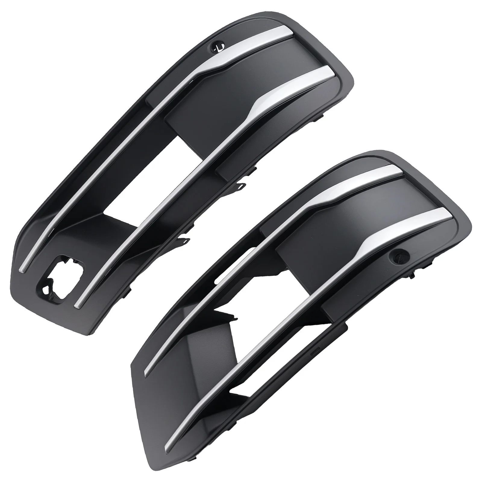 Левая и правая передние хромированные накладки решетки противотуманных фар для Audi Q7 2016-2019 4M0807681T
Левая и правая передние хромированные накладки решетки противотуманных фар для Audi Q7 2016-2019 4M0807681T