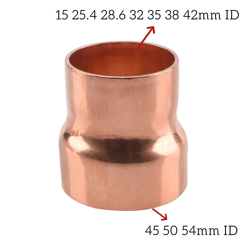 45 50 54 мм ID до 15 25,4 28,6 32 35 38 42 мм ID 99,9% медный конец подачи припоя редуктор переходник муфта для кондиционера
45 50 54 мм ID до 15 25,4 28,6 32 35 38 42 мм ID 99,9% медный конец подачи припоя редуктор переходник муфта для кондиционера