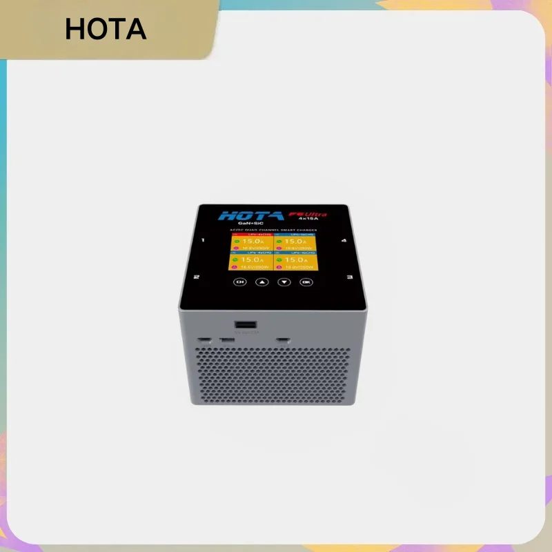 HOTA F6 Ultra 4-Channel Smart Charger 1000W Built-in Power Supply for 1-6S LiPo LiHV Li-ion Laptop FPV Drone Battery RC Parts
HOTA F6 Ultra 4-Channel Smart Charger 1000W Built-in Power Supply for 1-6S LiPo LiHV Li-ion Laptop FPV Drone Battery RC Parts