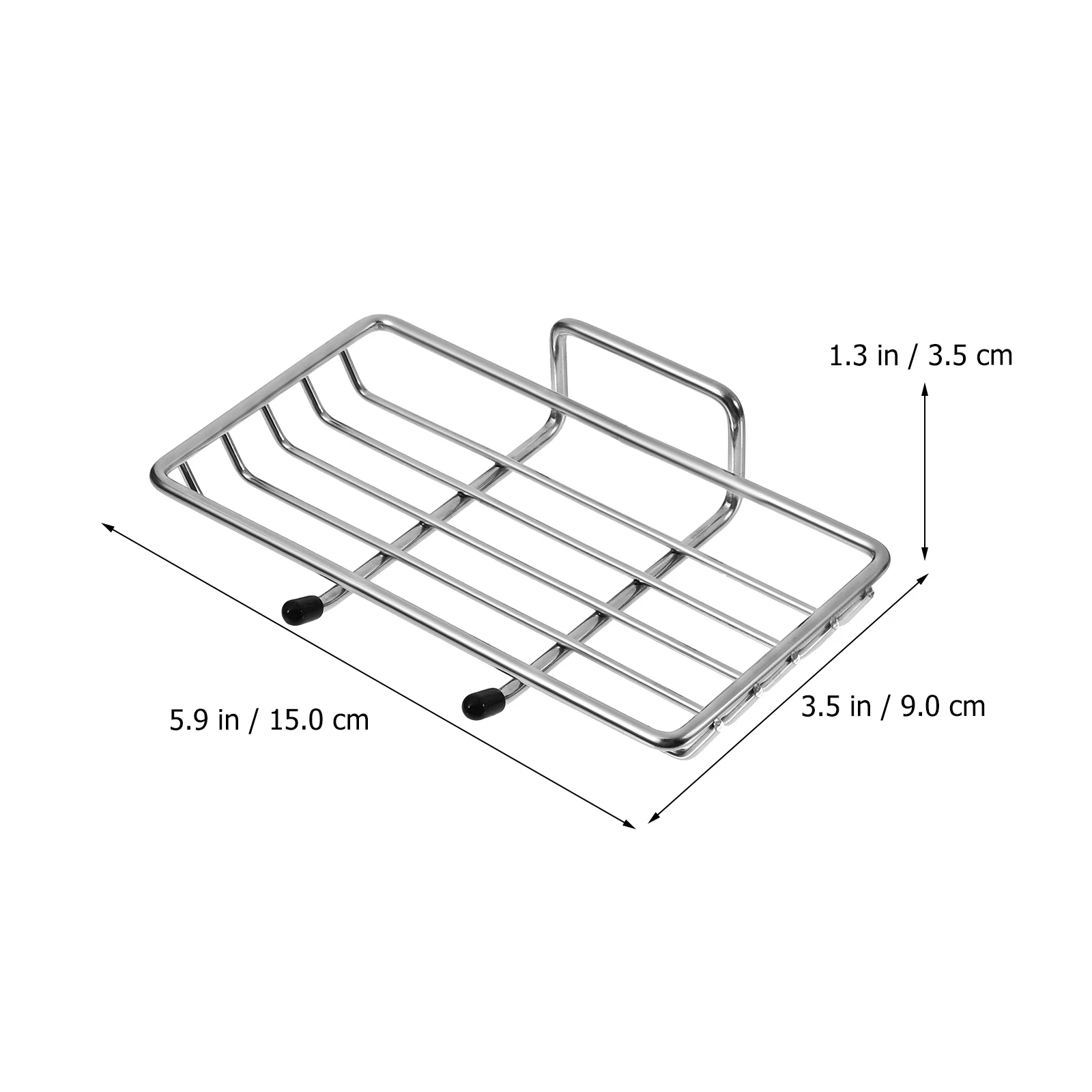 No Punch Soap Holder for Shower Wall Mount Silver Stainless Steel Container Long Lifespan Easy Install Good Drainage Hooks
No Punch Soap Holder for Shower Wall Mount Silver Stainless Steel Container Long Lifespan Easy Install Good Drainage Hooks