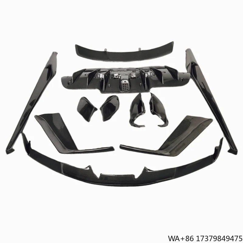 Used for Ferrari 488 Upgrade Carbon Fiber N-style Body Kit Front Lip Side Skirt Rear Bumper Rear Lampshade Side air Vent Wing
Used for Ferrari 488 Upgrade Carbon Fiber N-style Body Kit Front Lip Side Skirt Rear Bumper Rear Lampshade Side air Vent Wing