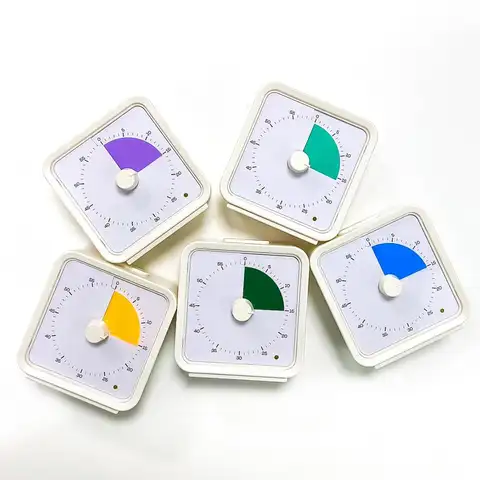 9 cm Visuelle Küche Timer Magnetische Countdown-Timer Uhr Zeit Management Werkzeuge Für Kochen Produktivität Pomodoro Küche Liefert