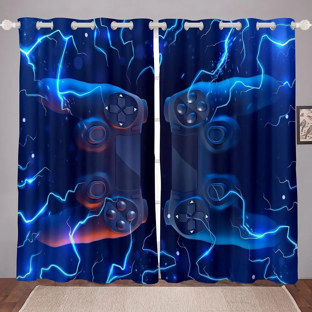 Games Window Curtains for Bedroom Living Room Green Modern Gaming Decor Curtains Kids Boys Girls Video Gamepad Window Cortinas
Games Window Curtains for Bedroom Living Room Green Modern Gaming Decor Curtains Kids Boys Girls Video Gamepad Window Cortinas