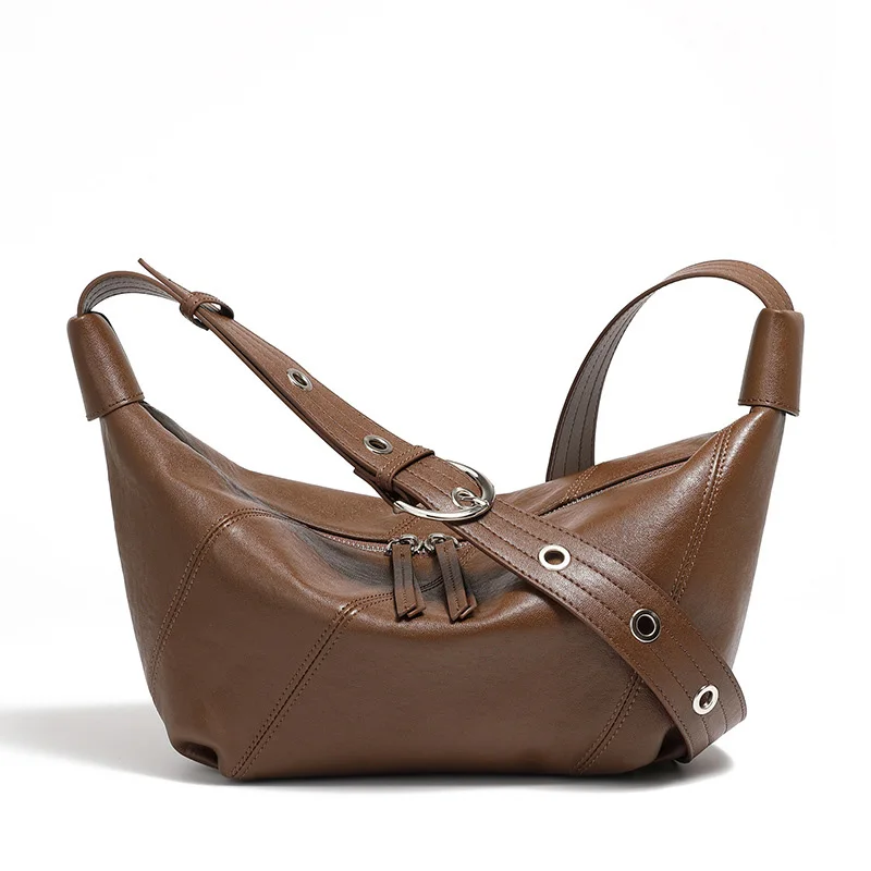 Famicare 2025 Luxury Genuine Leather Crossbody Bag for Women Simple Dumpling Style Fashion Shoulder Bag Hobos Messenger Handbag
Famicare 2025 Luxury Genuine Leather Crossbody Bag for Women Simple Dumpling Style Fashion Shoulder Bag Hobos Messenger Handbag