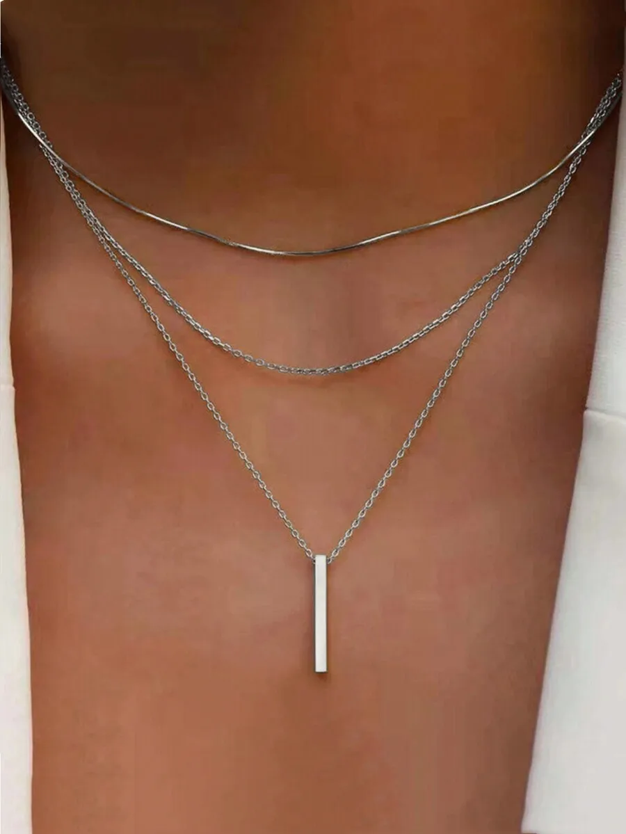 Bohemian-style long pendant multi-layer necklace for women
Bohemian-style long pendant multi-layer necklace for women