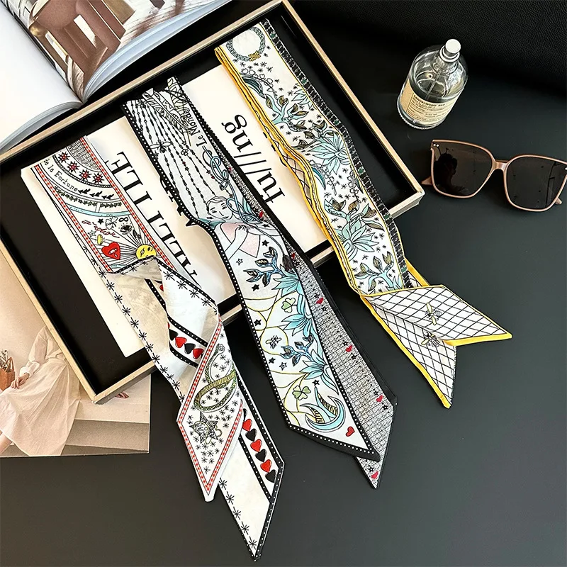Astrology Tarot Scarf for Women Stars Moon Print Lightweight Satin Bag Wrap Headband Hair Tie Belt Daily Wear
Astrology Tarot Scarf for Women Stars Moon Print Lightweight Satin Bag Wrap Headband Hair Tie Belt Daily Wear