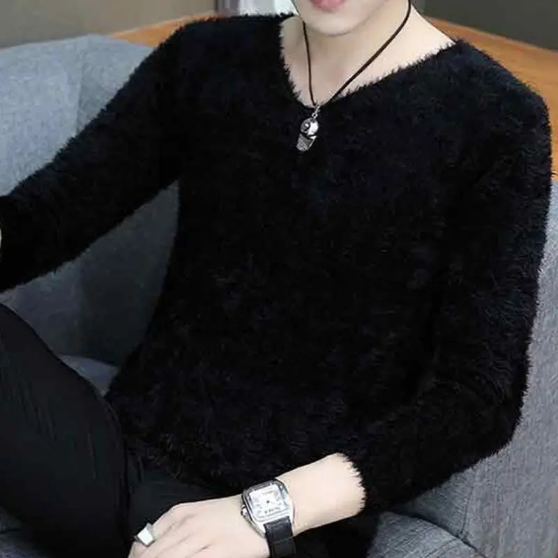 Sweater Men Solid Color Simple Style Long Sleeve New Loose Retro Slim Knit Sweater Jacket Fashion Male Winter Sweater X50
Sweater Men Solid Color Simple Style Long Sleeve New Loose Retro Slim Knit Sweater Jacket Fashion Male Winter Sweater X50