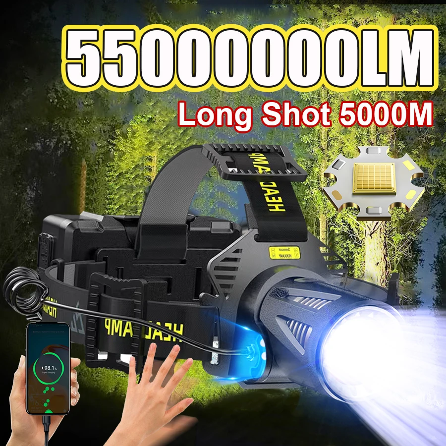 XHP360 Налобный фонарь Супер яркий светодиодный налобный фонарь с датчиком движения Рабочий свет Самый мощный налобный фонарик дальнего действия Рыбалка на открытом воздухе
XHP360 Налобный фонарь Супер яркий светодиодный налобный фонарь с датчиком движения Рабочий свет Самый мощный налобный фонарик дальнего действия Рыбалка на открытом воздухе