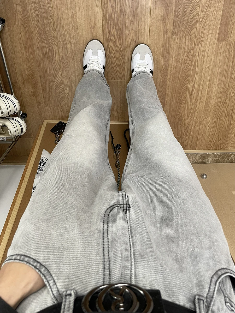 ay Cement e Flared Jeans Men's American High Street Vibe CleanFit Slim Straight Long Pants Youth Trend Wear Resistant
ay Cement e Flared Jeans Men's American High Street Vibe CleanFit Slim Straight Long Pants Youth Trend Wear Resistant