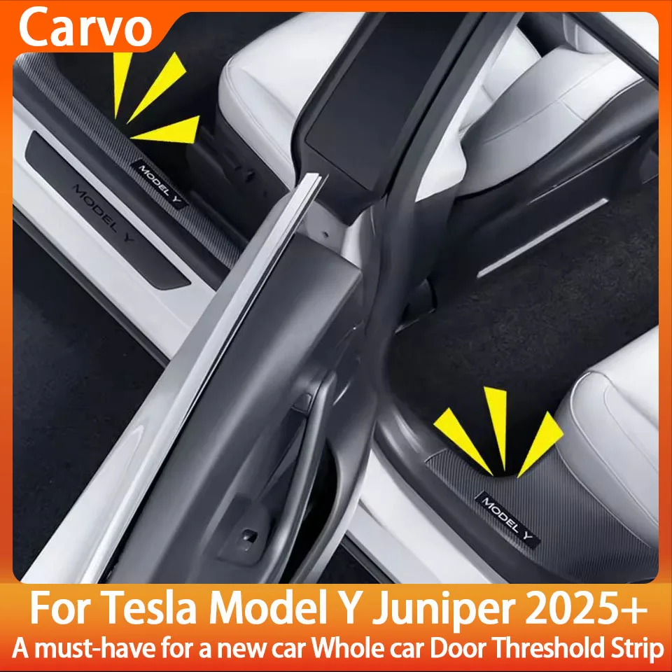 For Tesla Model Y Juniper 2025 2026 Front Rear Door Sill Guard Anti Scratch Felt Cover Threshold Strips Interior Car Accessories
For Tesla Model Y Juniper 2025 2026 Front Rear Door Sill Guard Anti Scratch Felt Cover Threshold Strips Interior Car Accessories