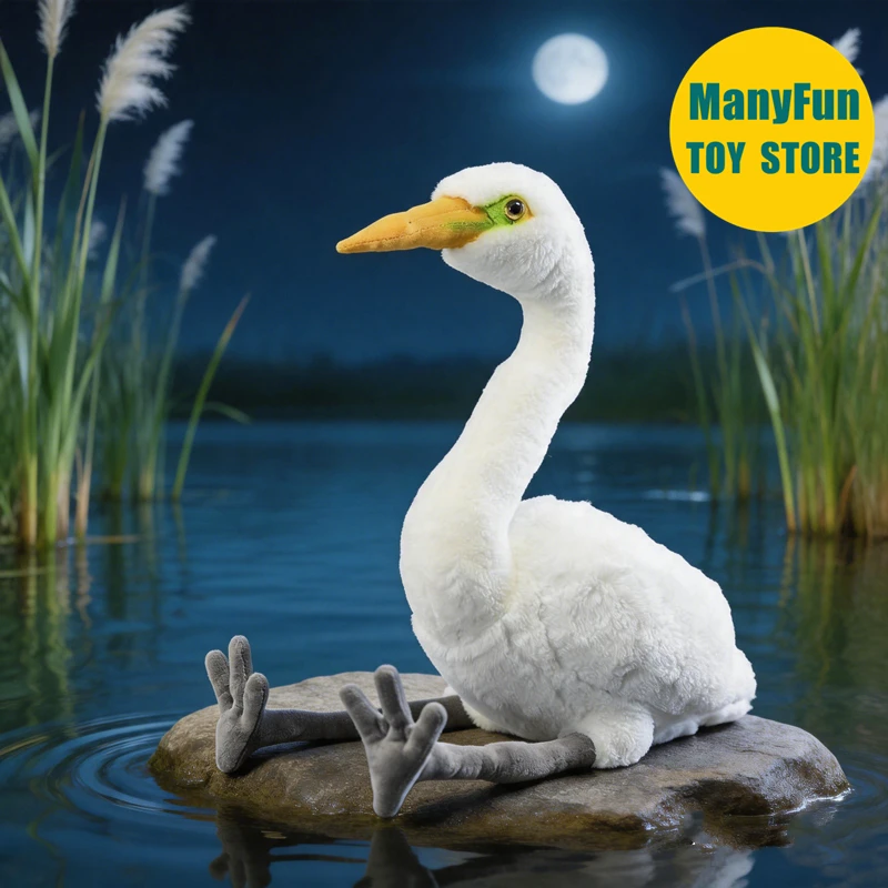 Egret Plush Toy Realistic Heron Plushie Lifelike Great Egret Stuffed Animal Simulation Doll Toy
Egret Plush Toy Realistic Heron Plushie Lifelike Great Egret Stuffed Animal Simulation Doll Toy