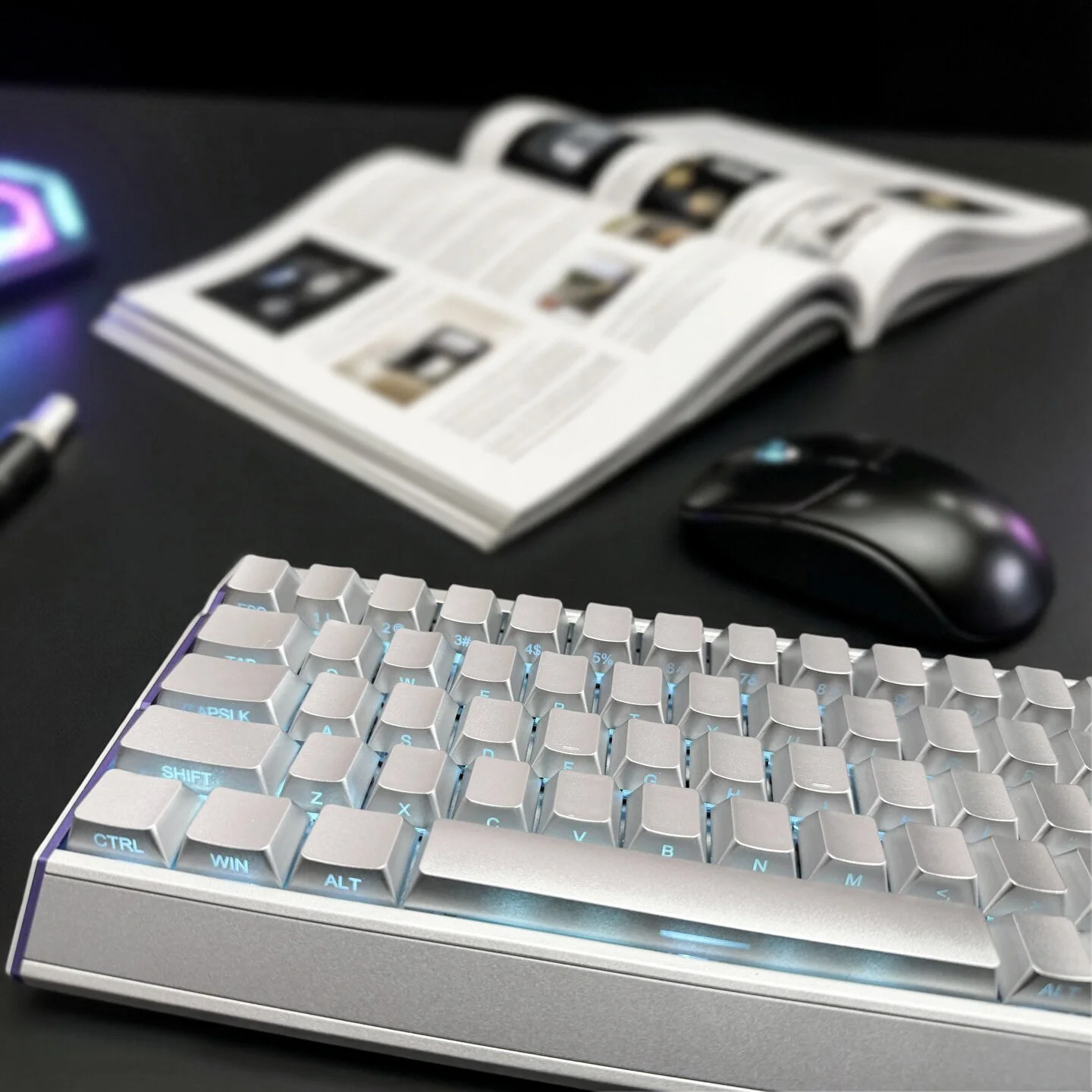 119 Keys Metallic Paint Side Printed Keycaps Dye Sub Shine Through PBT Keycap Cherry Profile for Cherry MX Switch Gamer Keyboard
119 Keys Metallic Paint Side Printed Keycaps Dye Sub Shine Through PBT Keycap Cherry Profile for Cherry MX Switch Gamer Keyboard