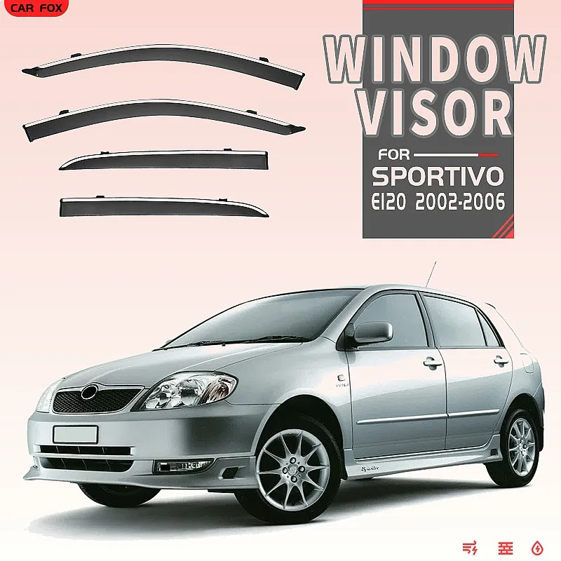 For Toyota Corolla Sportivo 2002-2006 Car Window Visor Rain Sun Shade Side Shield Auto Accessories
For Toyota Corolla Sportivo 2002-2006 Car Window Visor Rain Sun Shade Side Shield Auto Accessories