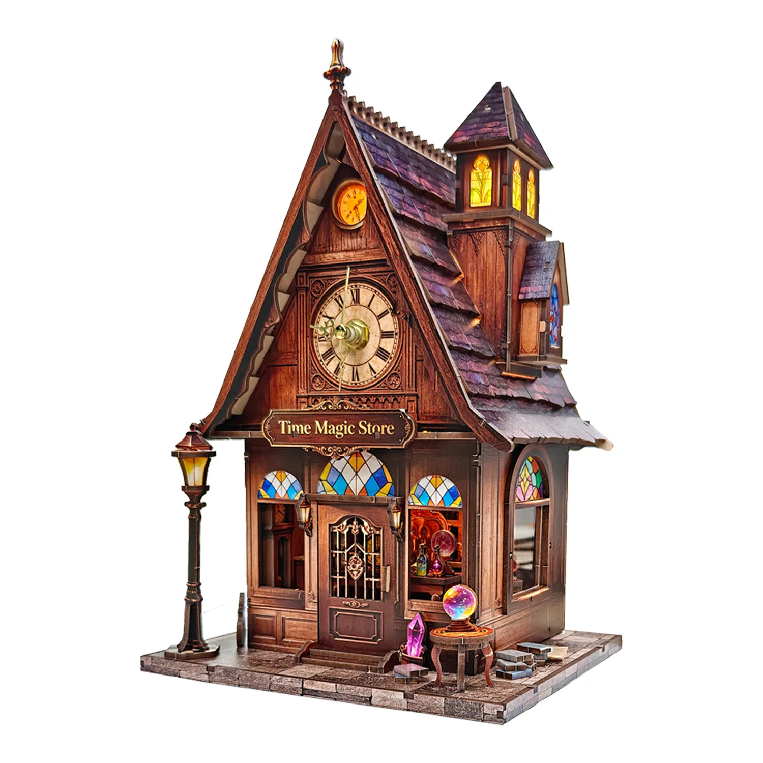 DIY Wooden Book Nook Figurines Miniatures Time Magic Store Bookend with Light for Friends Gifts Home Decor Crafts
DIY Wooden Book Nook Figurines Miniatures Time Magic Store Bookend with Light for Friends Gifts Home Decor Crafts