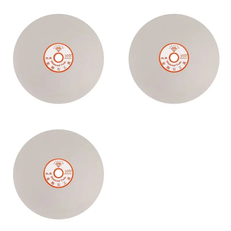 B97A-3Pcs 6 Inch Grit 3000 Diamond Coated Flat Lap Wheel Jewelry Polishing Grinding Disc
B97A-3Pcs 6 Inch Grit 3000 Diamond Coated Flat Lap Wheel Jewelry Polishing Grinding Disc