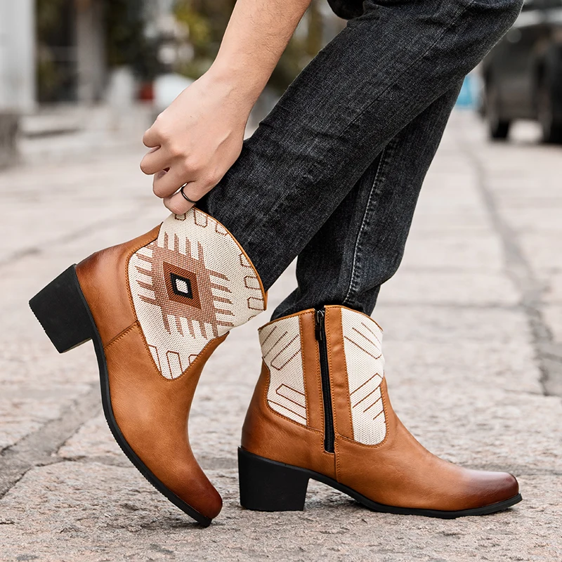 Мужская кожаная обувь, увеличивающая рост. Модный дизайнерский стиль. Для работы и офиса. Повседневная вечеринка. Осенние и зимние ботинки 38-46. Горячие продажи. 
Мужская кожаная обувь, увеличивающая рост. Модный дизайнерский стиль. Для работы и офиса. Повседневная вечеринка. Осенние и зимние ботинки 38-46. Горячие продажи.