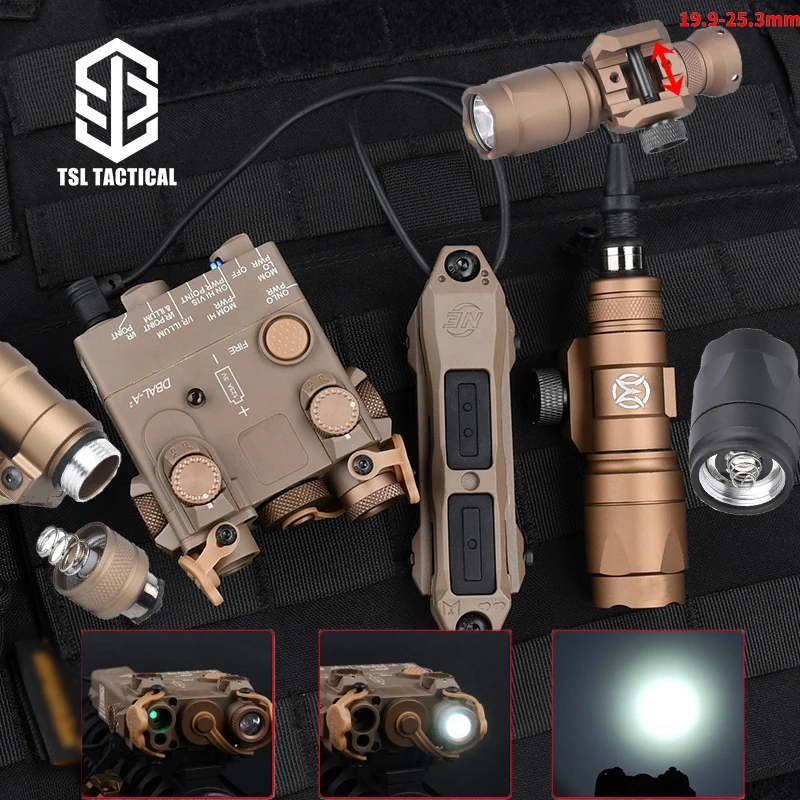 WADSN Tactical DBAL-A2 Airsoft Sight Blue Green Red Dot Laser Indicator M300A M600C Airsoft Flashlight AR15 Rifle Weapon Light
WADSN Tactical DBAL-A2 Airsoft Sight Blue Green Red Dot Laser Indicator M300A M600C Airsoft Flashlight AR15 Rifle Weapon Light