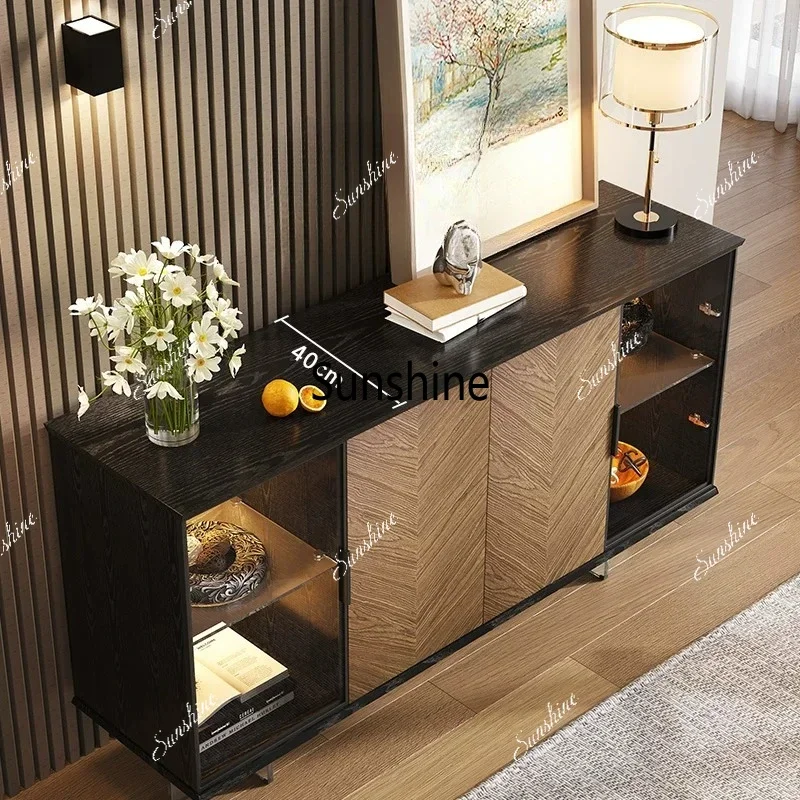 Wind stroke entrance entrance cabinet Italian minimalist glass partition cabinet
Wind stroke entrance entrance cabinet Italian minimalist glass partition cabinet