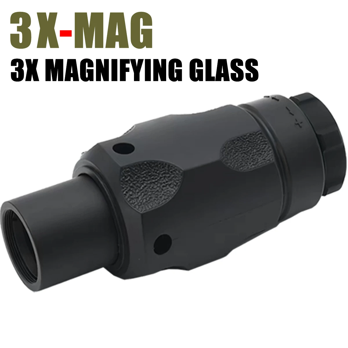 3X-MAG 3X-C Tactical 3x Magnifying Glass Hunting Riflescope Magnifier Narrow Edge Field of View HD Magnifying with Original Logo
3X-MAG 3X-C Tactical 3x Magnifying Glass Hunting Riflescope Magnifier Narrow Edge Field of View HD Magnifying with Original Logo