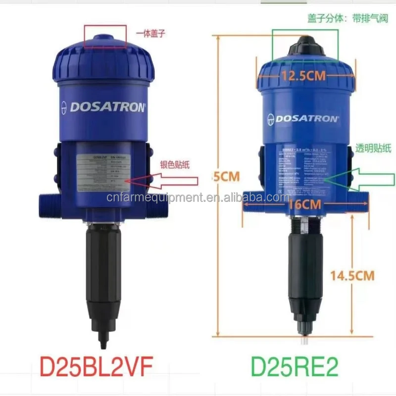 Automatic Drinking System Doser Dosatron Pump for Poultry Farm Greenhouse D25BL2 D25RE2 D25BL5 D25RE5 D25RE3... Dosing Pump FR
Automatic Drinking System Doser Dosatron Pump for Poultry Farm Greenhouse D25BL2 D25RE2 D25BL5 D25RE5 D25RE3... Dosing Pump FR