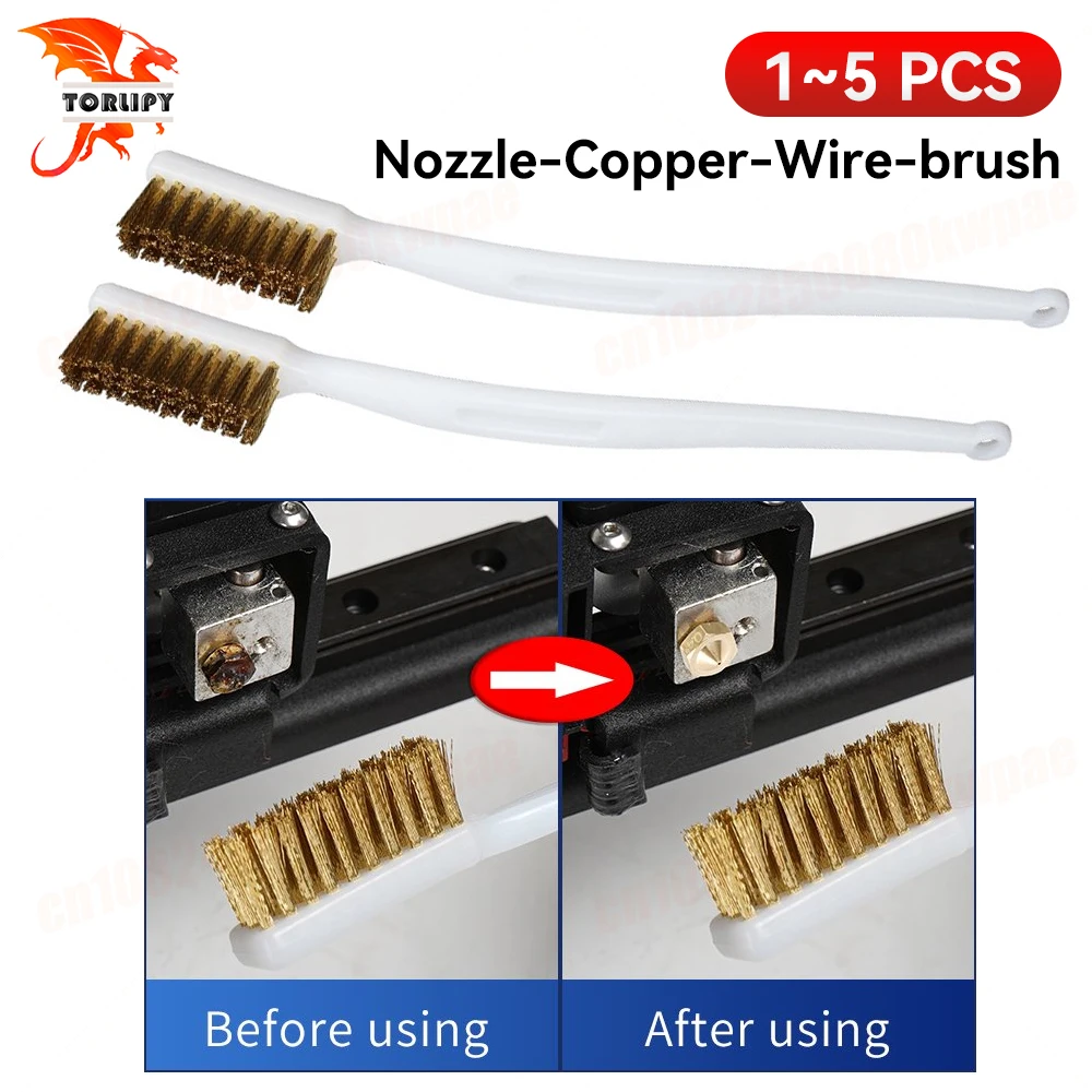 3D Printer Cleaner Tool Copper Wire Toothbrush Copper Brush Handle For Nozzle Heater Block Hotend Cleaning Hot Bed Parts
3D Printer Cleaner Tool Copper Wire Toothbrush Copper Brush Handle For Nozzle Heater Block Hotend Cleaning Hot Bed Parts