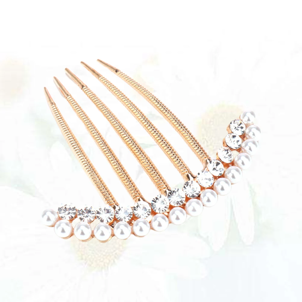 Pearl Rhinestone Hair Comb Bridal Alloy Wedding Prom Beach Party Bridesmaid Hairpin Elegant Accessory for Garden Events
Pearl Rhinestone Hair Comb Bridal Alloy Wedding Prom Beach Party Bridesmaid Hairpin Elegant Accessory for Garden Events