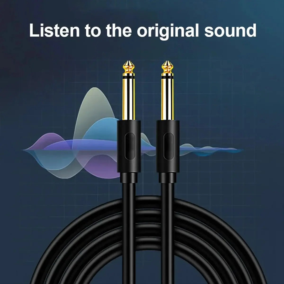 (A23G) 6.5mm Jack Audio Cable PVC 6.35 Jack Male to Male Aux Cable for Guitar Mixer Amplifier Bass 6.35mm,0.5 Meter
(A23G) 6.5mm Jack Audio Cable PVC 6.35 Jack Male to Male Aux Cable for Guitar Mixer Amplifier Bass 6.35mm,0.5 Meter