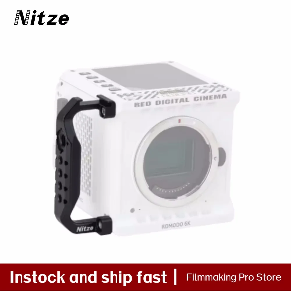 Правая ручка Nitze с холодным башмаком и отверстиями ARRI для Red Komodo 6K
Правая ручка Nitze с холодным башмаком и отверстиями ARRI для Red Komodo 6K