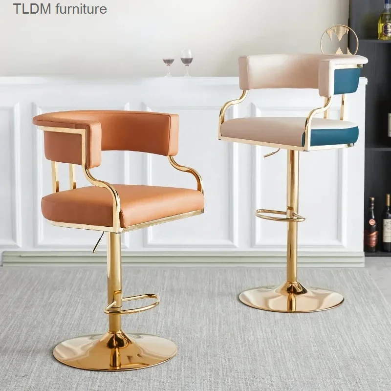 Modern Swivel Bar Stools Height Adjustable Luxury Nordic PU Leather Bar Chair Kitchen Counter Stools Living Room Bar Furniture
Modern Swivel Bar Stools Height Adjustable Luxury Nordic PU Leather Bar Chair Kitchen Counter Stools Living Room Bar Furniture