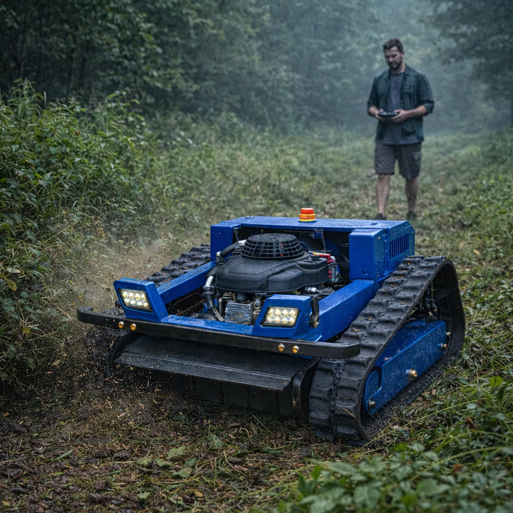 Customized Heavy-Duty Remote-Controlled Lawn Mower All-Terrain Zero-Turn Self-Propelled Robot Mower for Versatile Applications
Customized Heavy-Duty Remote-Controlled Lawn Mower All-Terrain Zero-Turn Self-Propelled Robot Mower for Versatile Applications