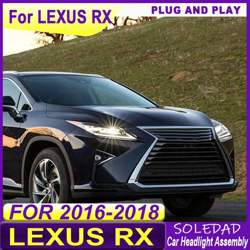 2pcs Car headlights for Lexus RX300 Head Lamp 2016 2017 2018 2019 RX Headlight DRL Turn Signal Low High Beam Projector Lens
2pcs Car headlights for Lexus RX300 Head Lamp 2016 2017 2018 2019 RX Headlight DRL Turn Signal Low High Beam Projector Lens