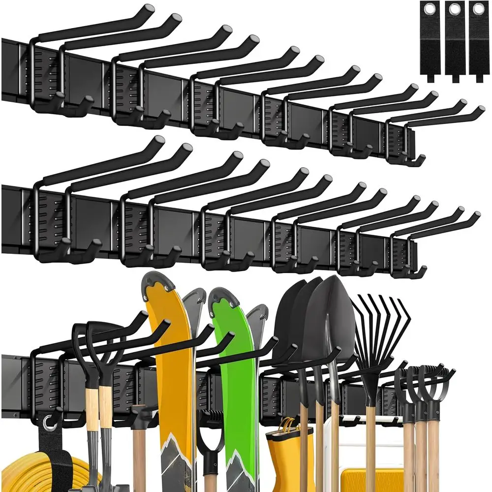 21-Piece Wall Organizer for 1200 lbs Capacity, 99 Garden Tool Storage with Ample Space, Easy Assembly, Sturdy Design for Efficie
21-Piece Wall Organizer for 1200 lbs Capacity, 99 Garden Tool Storage with Ample Space, Easy Assembly, Sturdy Design for Efficie