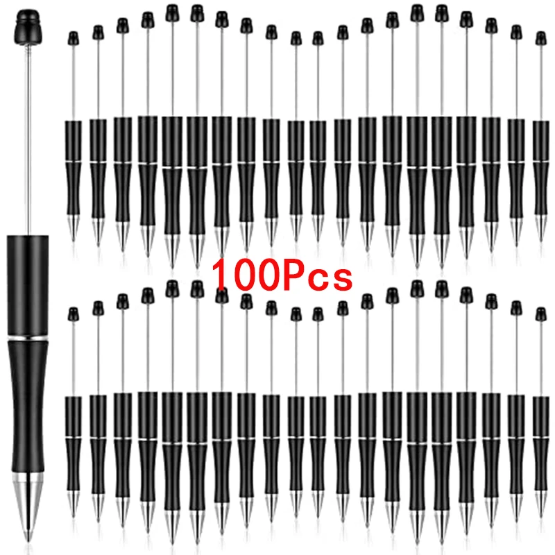 100Pcs Beadable Pens Bead Pens DIY Bead Pen for Craft Office School Gift Supply
100Pcs Beadable Pens Bead Pens DIY Bead Pen for Craft Office School Gift Supply