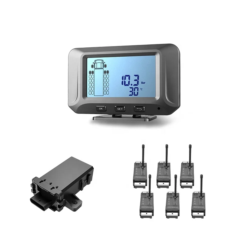 Внутренний датчик грузовика TPMS Digital Show 26, система контроля давления в шинах, хит продаж 2024 года для 6-колесного грузовика
Внутренний датчик грузовика TPMS Digital Show 26, система контроля давления в шинах, хит продаж 2024 года для 6-колесного грузовика