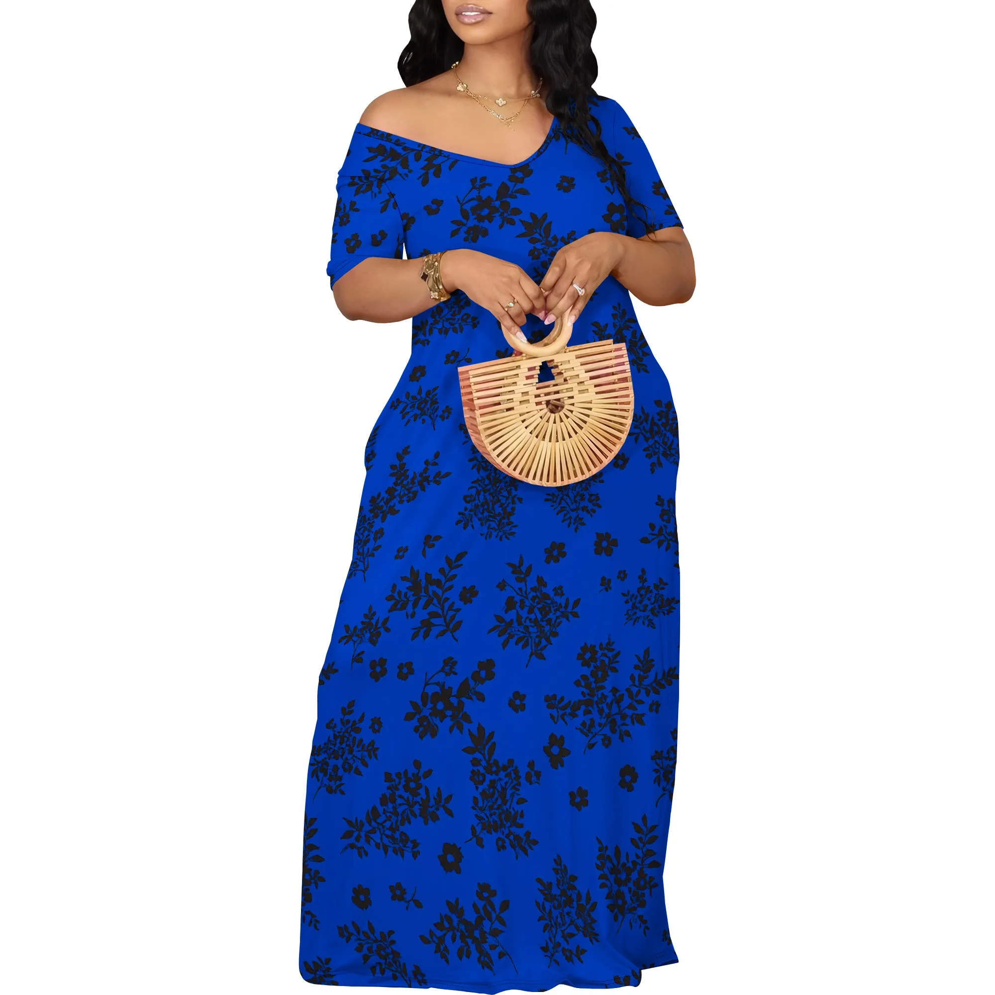 2025 Womens Maxi Dresses Summer Off Shoulder Floral Dress Ruffle Split Beach Flowy Boho Wedding Guest Dress
2025 Womens Maxi Dresses Summer Off Shoulder Floral Dress Ruffle Split Beach Flowy Boho Wedding Guest Dress