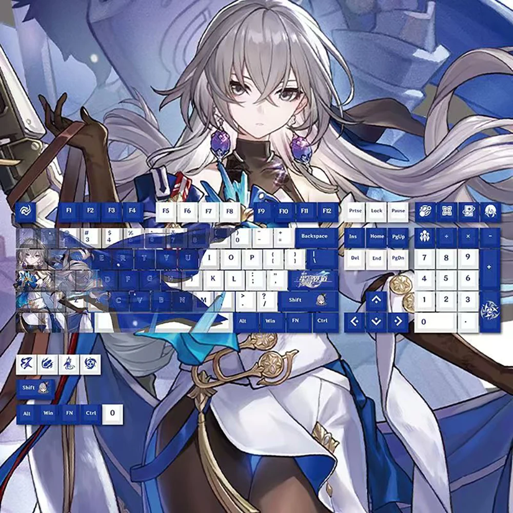 Honkai Impact 3 Keyboard Keycaps Bronya Zaychik Silver Wolf Anime Keycap PBT Cosplay Keycaps for Cherry MX Switch DIY Keyboard
Honkai Impact 3 Keyboard Keycaps Bronya Zaychik Silver Wolf Anime Keycap PBT Cosplay Keycaps for Cherry MX Switch DIY Keyboard