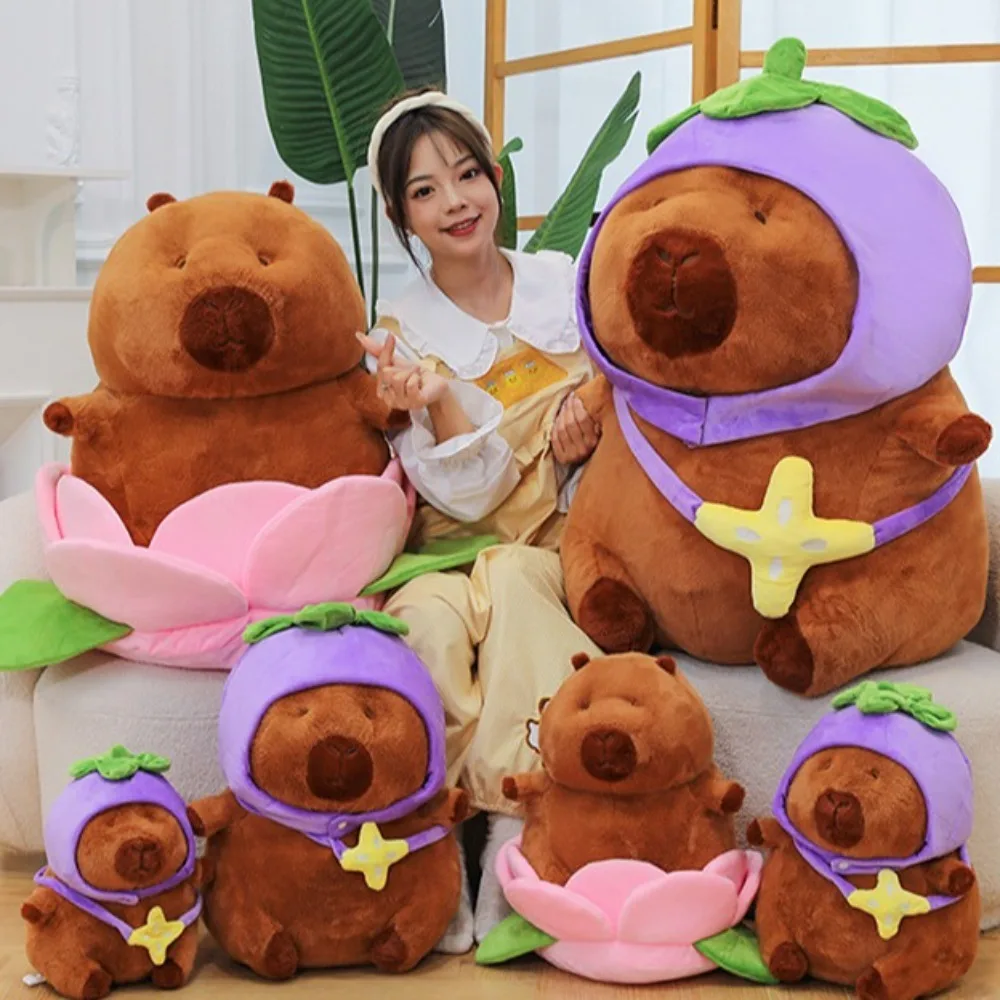 Creative Dress Up Capybara Plush Simulation Fluffy Capybara Plush Toy Soft Cartoon Capibara Fluffty Doll Home Decor
Creative Dress Up Capybara Plush Simulation Fluffy Capybara Plush Toy Soft Cartoon Capibara Fluffty Doll Home Decor